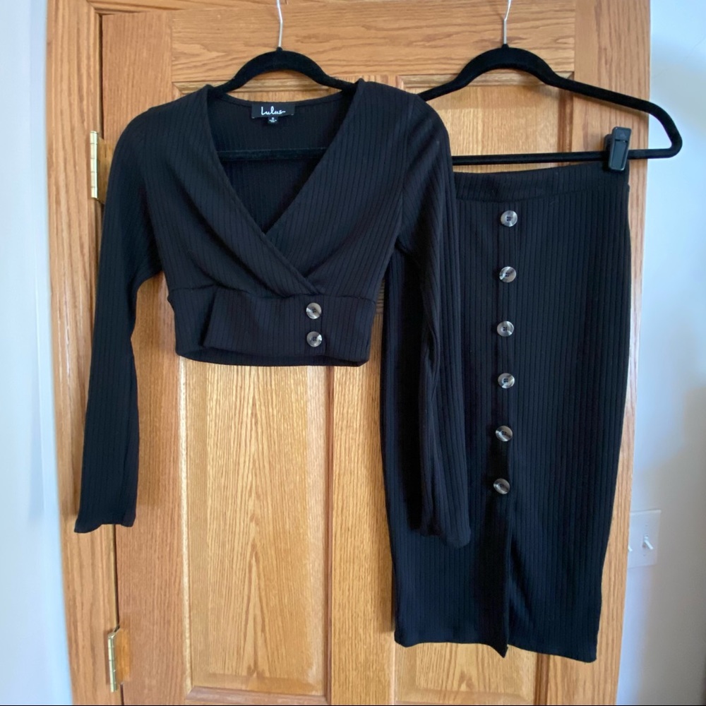 Lulus 2 Piece Button Dress